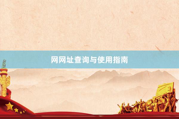 网网址查询与使用指南
